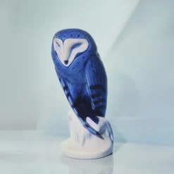 Blå ugle, 22 cm