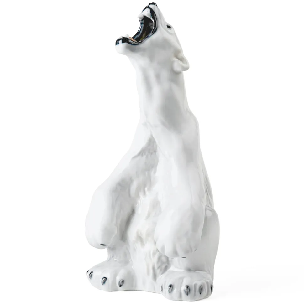 Brølende isbjørn, 33,5 cm