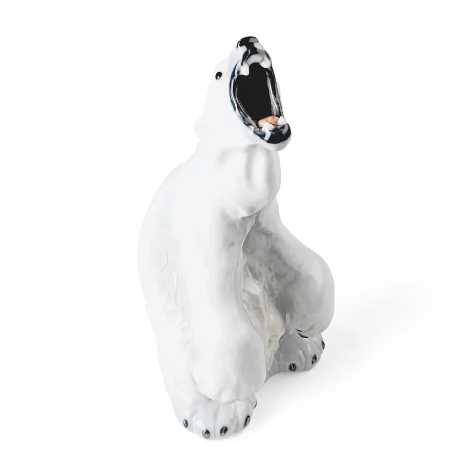 Brølende isbjørn, 33,5 cm