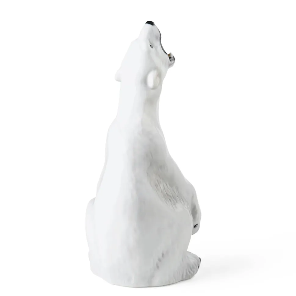 Brølende isbjørn, 33,5 cm