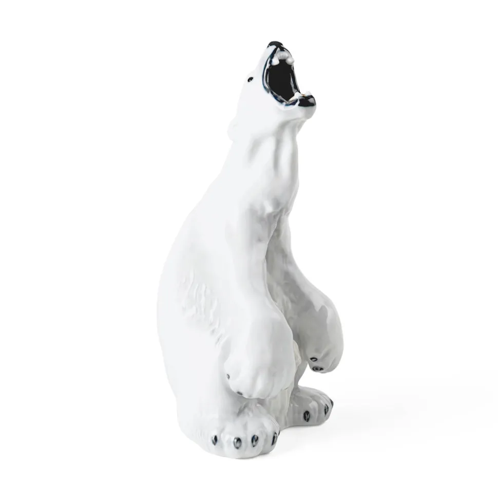 Brølende isbjørn, 33,5 cm
