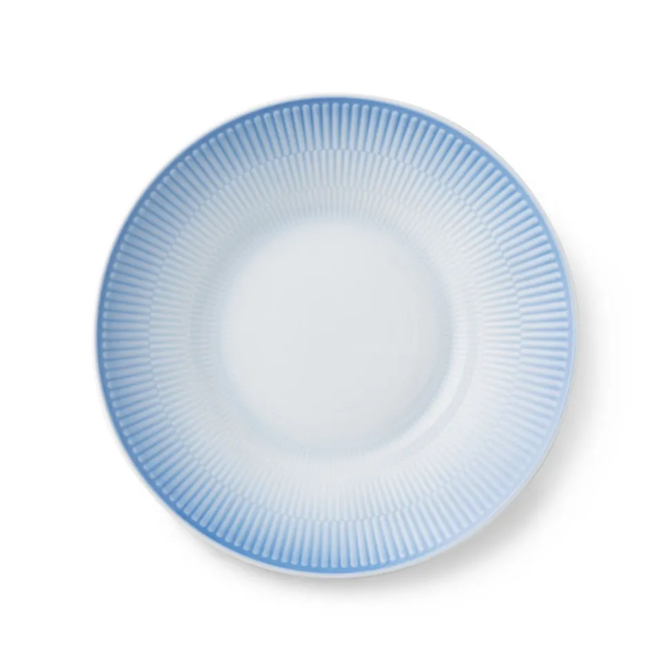 Dyb tallerken, blå, 24 cm