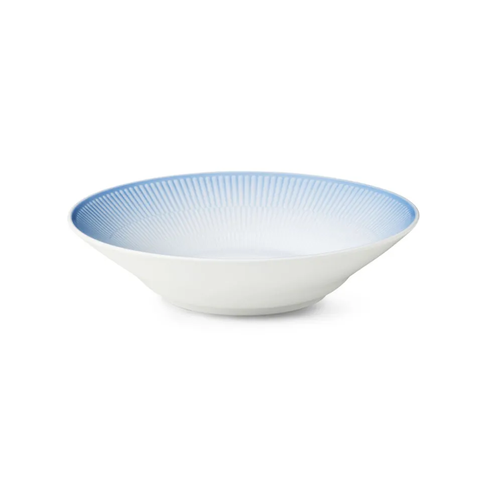 Dyb tallerken, blå, 24 cm