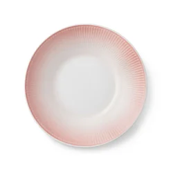 Dyb tallerken, koral, 24 cm