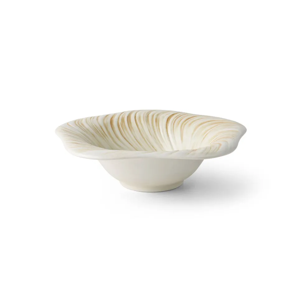 Dyb tallerken, Sand, 20,5 cm