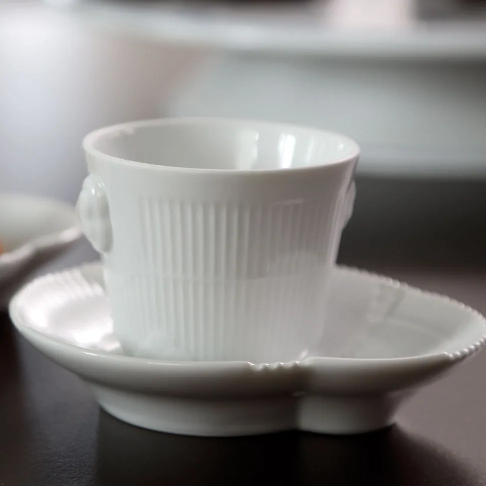 Espressokop og underkop, 9 cl