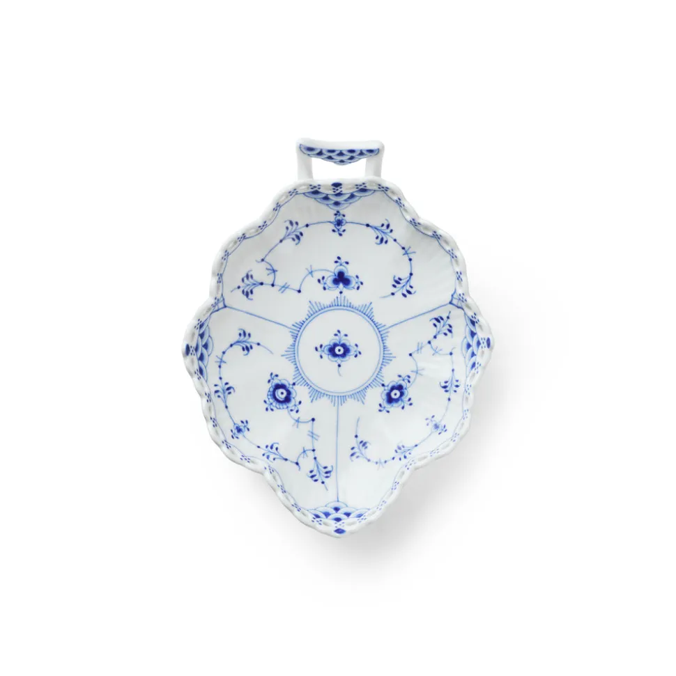 Fad, bladformet, 18,5 cm