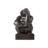 Gorilla med hånd mod kind, 21 cm