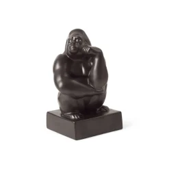 Gorilla med hånd mod kind, 21 cm
