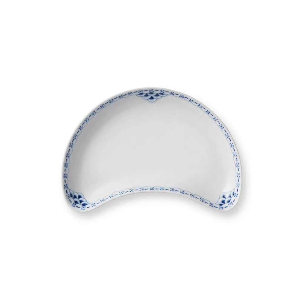Halvmåneformet fad, 22 cm