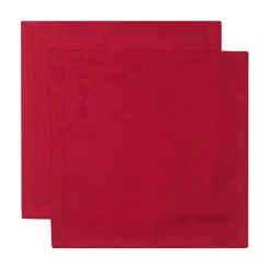 Serviet, rød, 45 x 45 cm, 2 stk.