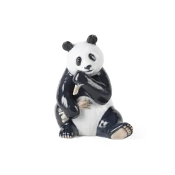 Spisende panda, 18 cm