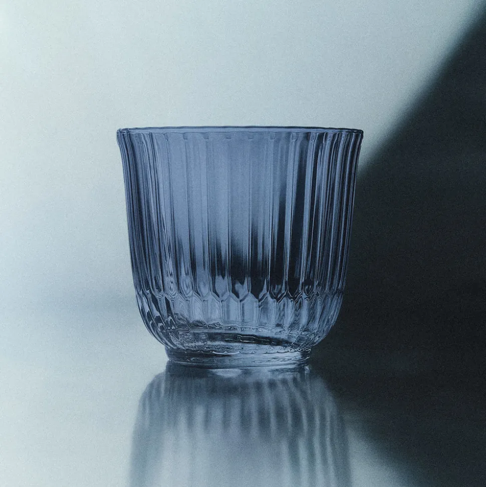Vandglas, blå, 20 cl, 2 stk.