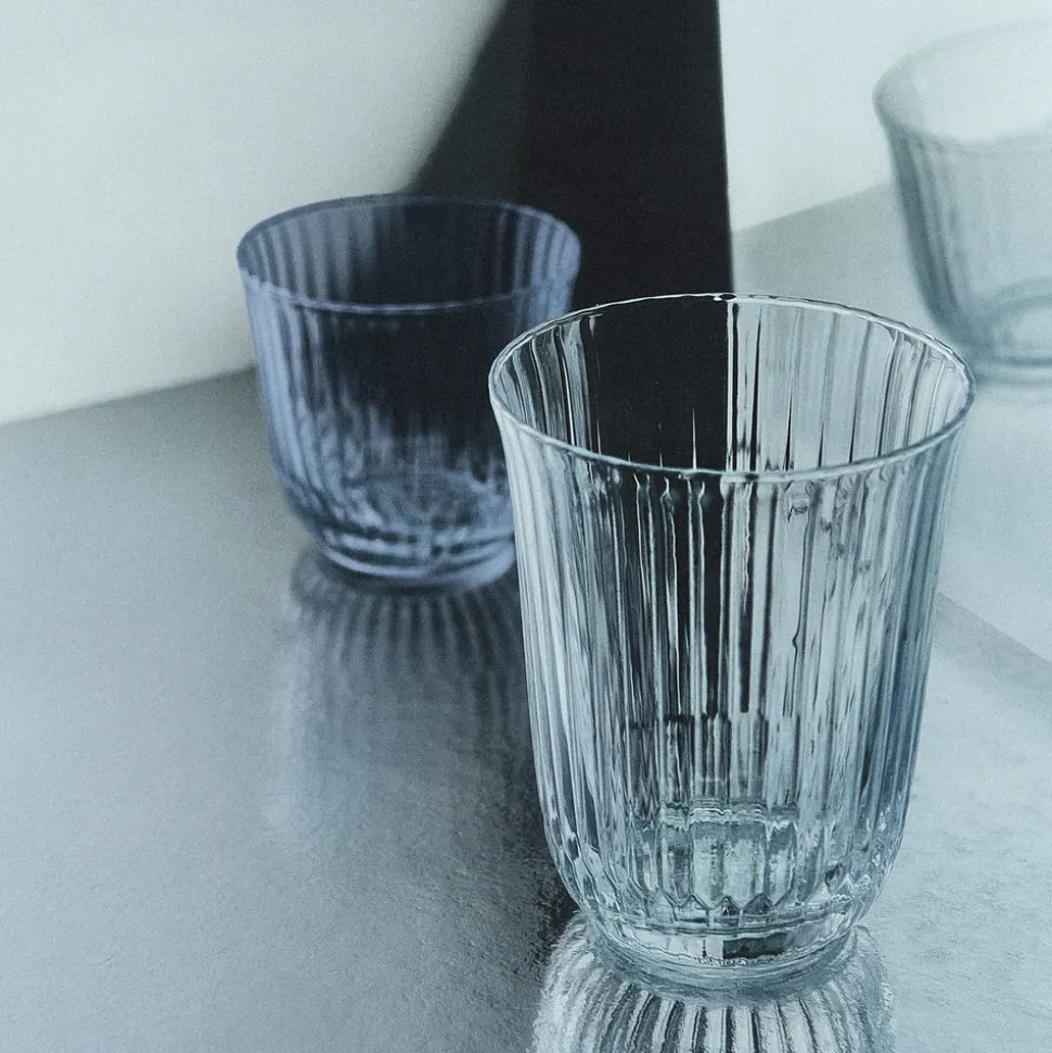 Vandglas, blå, 20 cl, 2 stk.