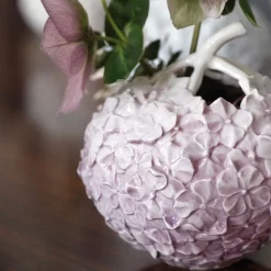 Vase, hortensia, lilla, 10 cm