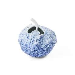Vase, hortensia, lyseblå, 15 cm
