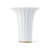 Vase med guldkant, 23 cm